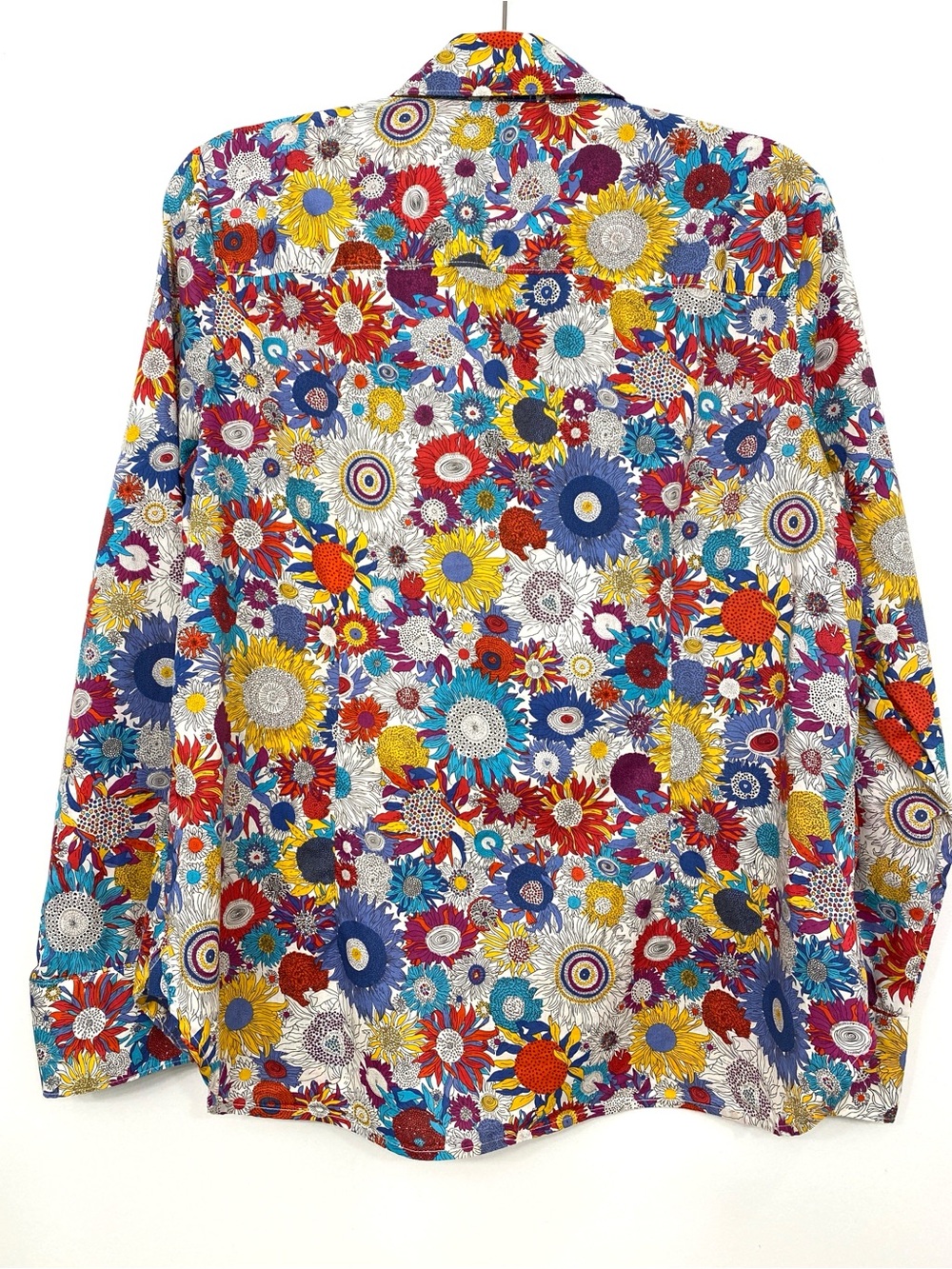 Liberty Art Fabrics Susanna Floral 100% Cotton Button Shirt Size L Wearable Art - Picture 2 of 16